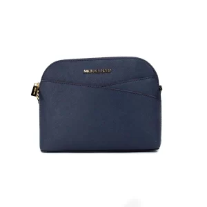 Michael Kors Jet Set Navy Leather X Dome Crossbody