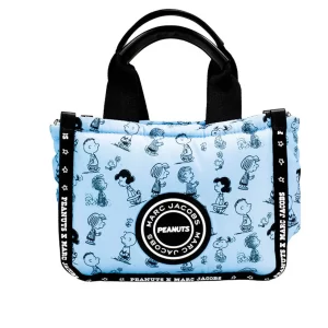 Marc Jacobs X Peanuts Blue Mini Puffy Nylon Tote