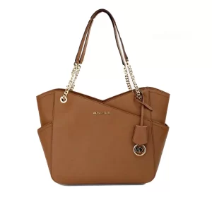 Michael Kors Jet Set Luggage Leather X Cross Chain Tote