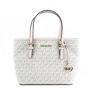 Michael Kors Jet Set XS Powder Blush Multi Carryall Convertible Tote Handbag
