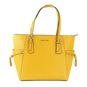 Michael Kors Voyager Large Marigold Leather East West Tote