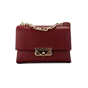 Michael Kors Cece Small Cherry Vegan Convertible Flap Crossbody