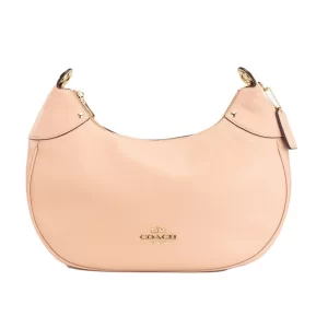 Coach Mara Shell Pink Leather Convertible Hobo Shoulder Crossbody