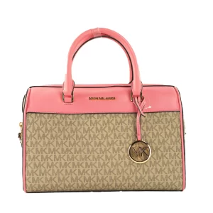 Michael Kors Travel Medium Tea Rose Signature Duffle Bag