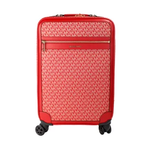 Michael Kors Travel Small Red Trolley Rolling Suitcase