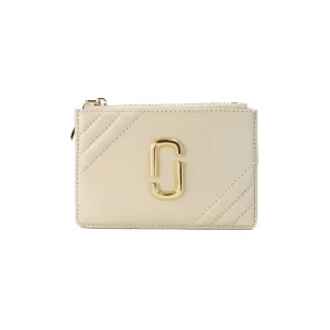 Marc Jacobs The J Marc Pebble Quilted Card Case Wallet