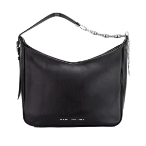 Marc Jacobs Tempo Large Black Leather Hobo Shoulder Bag