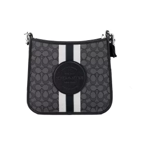 Coach Dempsey Black Patch File Crossbody Bag