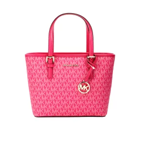 Michael Kors XS Electric Pink Carryall Tote Convertible Bag