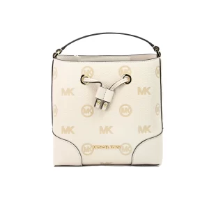 Michael Kors Mercer Embossed Bucket Crossbody Bag