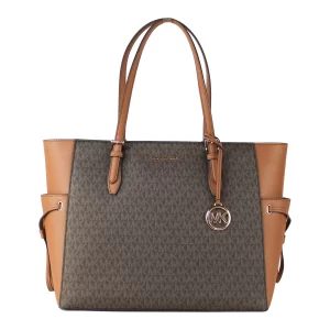 Michael Kors Gilly Brown Travel Drawstring Tote