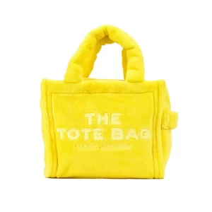 Marc Jacobs The Terry Tote Yellow Mini Soft Terry Fabric Crossbody Bag Handbag