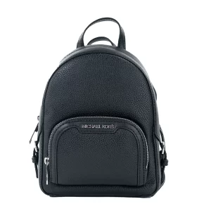 Michael Kors Jaycee Mini XS Black PVC Pocket Backpack