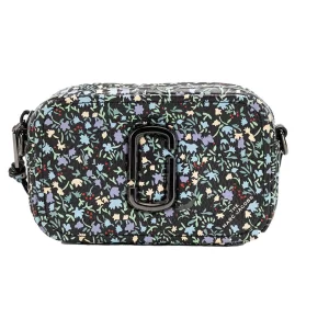 Marc Jacobs The Mini Floral Snapshot Leather Crossbody Bag