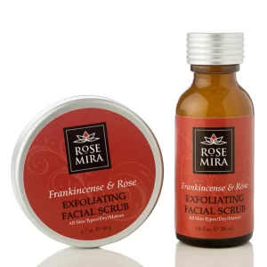 Frankincense and Rose Exfoliating Facial Scrub - 2oz