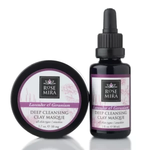Lavender and Geranium Deep Cleansing Clay Masque - 1.7oz