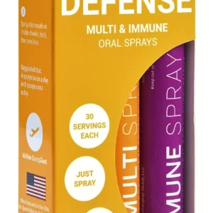 Daily Defense Oral Spray Vitamin Kit by SpectraSpray - Multi + Immune