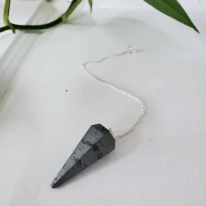 Authentic Hematite Crystal Pendulum